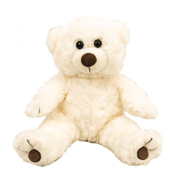 8" White Teddy